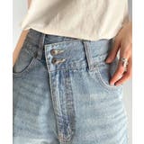 環境に優しいサステナブル素材。綿100%サイド切替ハイウエストワイドストレートデ… | Classical Elf  | 詳細画像26