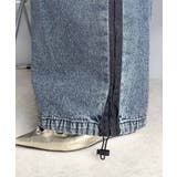 環境に優しいサステナブル素材。綿100％デニム素材サイドラインワイドイージーパン… | Classical Elf  | 詳細画像25 