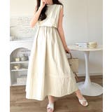 1枚で即お洒落見え。セットアップ風Aラインノースリーブロングワンピース | Classical Elf  | 詳細画像7 