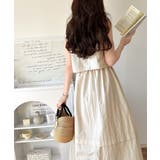 1枚で即お洒落見え。セットアップ風Aラインノースリーブロングワンピース | Classical Elf  | 詳細画像8 