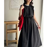 1枚で即お洒落見え。セットアップ風Aラインノースリーブロングワンピース | Classical Elf  | 詳細画像14 