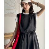 1枚で即お洒落見え。セットアップ風Aラインノースリーブロングワンピース | Classical Elf  | 詳細画像15 