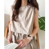 1枚で即お洒落見え。セットアップ風Aラインノースリーブロングワンピース | Classical Elf  | 詳細画像22 