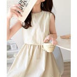 1枚で即お洒落見え。セットアップ風Aラインノースリーブロングワンピース | Classical Elf  | 詳細画像3 