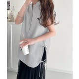 爽やかで品のある。サイドダブルリボンワンポイント刺繍サッカー素材フレンチスリーブ… | Classical Elf | 詳細画像30