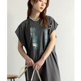 レイヤード風で魅せる大人のこなれ感。レースコンビロックTワンピース(半袖) | Classical Elf | 詳細画像12