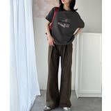 こなれカジュアルの新定番。前後2wayヴィンテージ風グラフィックプリント裏毛スウ… | Classical Elf | 詳細画像21