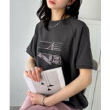 こなれカジュアルの新定番。前後2wayヴィンテージ風グラフィックプリント裏毛スウ… | Classical Elf | 詳細画像1