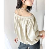 抜け感たっぷりの旬顔。マルチway綿100%シルケット加工ギャザー使いバルーンシ… | Classical Elf | 詳細画像8