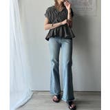 着るだけでオシャレ度ワンランクアップ。綿100％シルケット加工シャーリングトップ… | Classical Elf  | 詳細画像18 