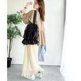 特別な日常を演出。綿100%前後2WAYシルケット加工布帛コンビリボンペプラムト… | Classical Elf | 詳細画像32