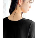 特別な日常を演出。綿100％前後2WAYシルケット加工布帛コンビリボンペプラムト… | Classical Elf  | 詳細画像45 