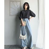 華奢見えを叶える!前後2wayランタンスリーブミニボーダートップス(5分袖) | Classical Elf  | 詳細画像17