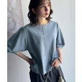 華奢見えを叶える!前後2wayランタンスリーブミニボーダートップス(5分袖) | Classical Elf  | 詳細画像30