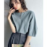 華奢見えを叶える!前後2wayランタンスリーブミニボーダートップス(5分袖) | Classical Elf  | 詳細画像31