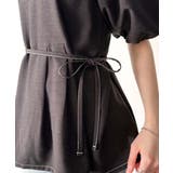 トレンド感たっぷり！2way配色ステッチペプラムブラウス（半袖） | Classical Elf  | 詳細画像22 