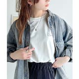 着るUV!ひんやりバックファスナードルマンスリーブ胸刺繍半袖トップス | Classical Elf | 詳細画像8