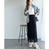 着るUV!ひんやりバックファスナードルマンスリーブ胸刺繍半袖トップス | Classical Elf | 詳細画像9