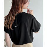 着るUV!ひんやりバックファスナードルマンスリーブ胸刺繍半袖トップス | Classical Elf | 詳細画像14