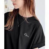 着るUV!ひんやりバックファスナードルマンスリーブ胸刺繍半袖トップス | Classical Elf | 詳細画像16