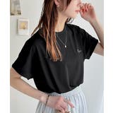 着るUV!ひんやりバックファスナードルマンスリーブ胸刺繍半袖トップス | Classical Elf | 詳細画像17