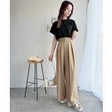 着るUV!ひんやりバックファスナードルマンスリーブ胸刺繍半袖トップス | Classical Elf | 詳細画像18