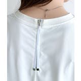 着るUV!ひんやりバックファスナードルマンスリーブ胸刺繍半袖トップス | Classical Elf | 詳細画像34