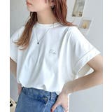 着るUV!ひんやりバックファスナードルマンスリーブ胸刺繍半袖トップス | Classical Elf | 詳細画像5