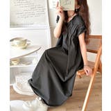 旬の素材&デザイン。大人の前後2WAYシルケット加工シャーリングフレアワンピース… | Classical Elf | 詳細画像16