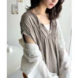 旬の素材&デザイン。大人の前後2WAYシルケット加工シャーリングフレアワンピース… | Classical Elf | 詳細画像24