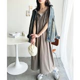 旬の素材&デザイン。大人の前後2WAYシルケット加工シャーリングフレアワンピース… | Classical Elf | 詳細画像26