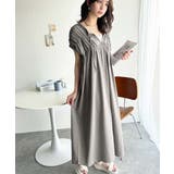 旬の素材&デザイン。大人の前後2WAYシルケット加工シャーリングフレアワンピース… | Classical Elf | 詳細画像27