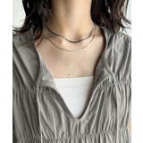 旬の素材&デザイン。大人の前後2WAYシルケット加工シャーリングフレアワンピース… | Classical Elf | 詳細画像30