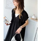 旬の素材&デザイン。大人の前後2WAYシルケット加工シャーリングフレアワンピース… | Classical Elf | 詳細画像6