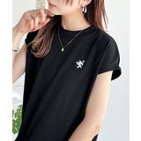 大人女子の上品ベーシック。綿100%シルケットモックネックフレンチTシャツ | Classical Elf | 詳細画像16