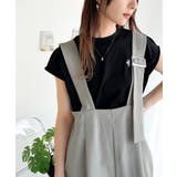 大人女子の上品ベーシック。綿100%シルケットモックネックフレンチTシャツ | Classical Elf | 詳細画像19
