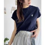 大人女子の上品ベーシック。綿100%シルケットモックネックフレンチTシャツ | Classical Elf | 詳細画像46