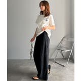 アートのように刺繍が映える。オーガニックコットン100%らくがき風刺繍 無地&ボ… | Classical Elf | 詳細画像14