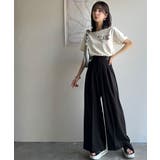 アートのように刺繍が映える。オーガニックコットン100%らくがき風刺繍 無地&ボ… | Classical Elf | 詳細画像25