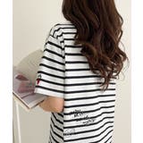 アートのように刺繍が映える。オーガニックコットン100%らくがき風刺繍 無地&ボ… | Classical Elf | 詳細画像32