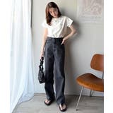 オーガニックコットン100%。胸元ラメ糸ワンポイント刺繍 無地＆ボーダー柄Tシャ… | Classical Elf  | 詳細画像6 