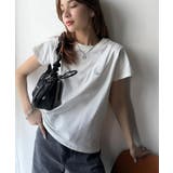 オーガニックコットン100%。胸元ラメ糸ワンポイント刺繍 無地＆ボーダー柄Tシャ… | Classical Elf  | 詳細画像7 