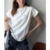 オーガニックコットン100%。胸元ラメ糸ワンポイント刺繍 無地＆ボーダー柄Tシャ… | Classical Elf  | 詳細画像10 