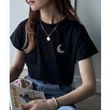 オーガニックコットン100%。胸元ラメ糸ワンポイント刺繍 無地＆ボーダー柄Tシャ… | Classical Elf  | 詳細画像18 