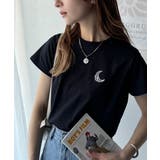 オーガニックコットン100%。胸元ラメ糸ワンポイント刺繍 無地＆ボーダー柄Tシャ… | Classical Elf  | 詳細画像20 