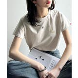 オーガニックコットン100%。胸元ラメ糸ワンポイント刺繍 無地＆ボーダー柄Tシャ… | Classical Elf  | 詳細画像24 