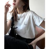 オーガニックコットン100%。胸元ラメ糸ワンポイント刺繍 無地＆ボーダー柄Tシャ… | Classical Elf  | 詳細画像5 