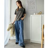 垢抜けた大人カジュアル。オーガニックコットン100％フロッキーロゴプリントTシャ… | Classical Elf  | 詳細画像25 