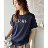 垢抜けた大人カジュアル。オーガニックコットン100％フロッキーロゴプリントTシャ… | Classical Elf  | 詳細画像38 