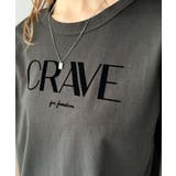 垢抜けた大人カジュアル。オーガニックコットン100％フロッキーロゴプリントTシャ… | Classical Elf  | 詳細画像44 